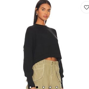Free People Cropped Sweater